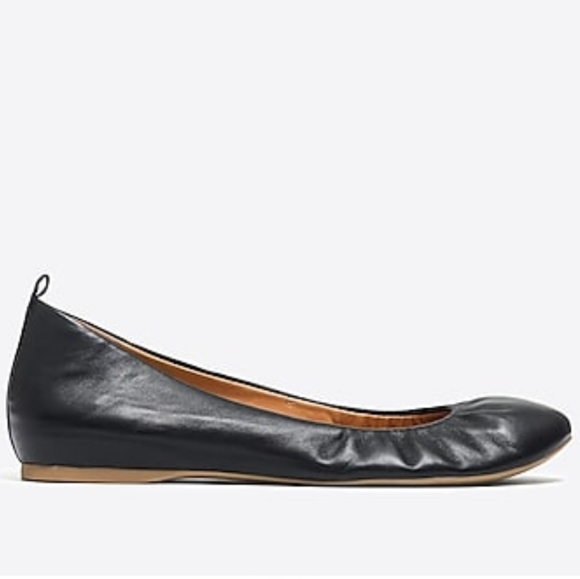 | J. Crew | Anya Leather Ballet Flat - Picture 3 of 4